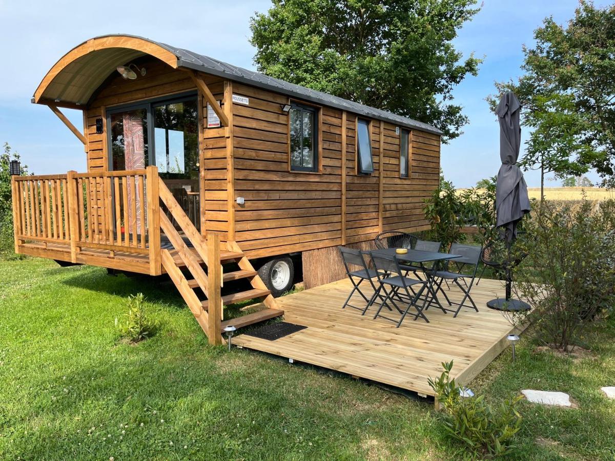 Вилла Domaine Des Galinaces Roulotte La Roussette 2-4P Marigny-les-Reullee Экстерьер фото